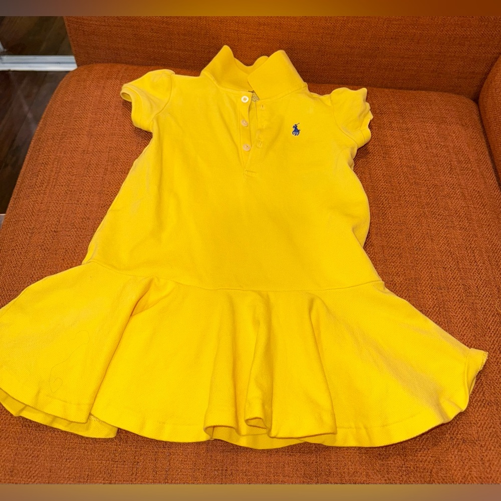 Polo by Ralph Lauren Yellow Kids Casual Dress